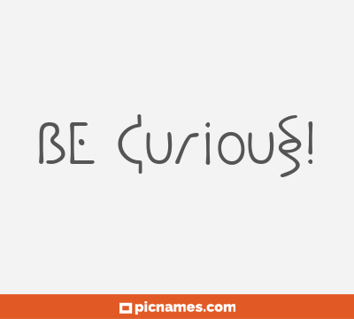 Be Curious!